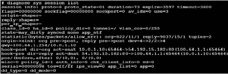 NSE7_EFW-6.4 dumps exhibit