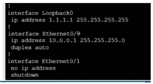 350-401 dumps exhibit