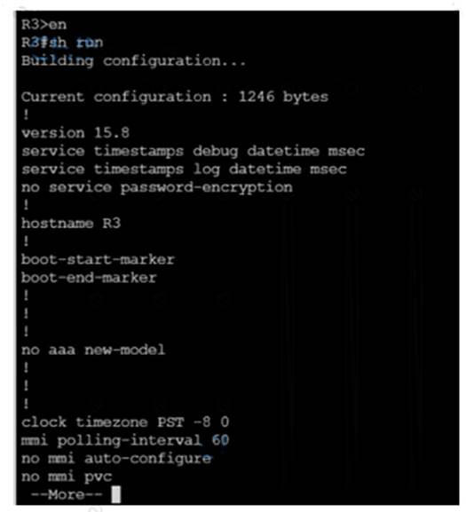 350-401 dumps exhibit