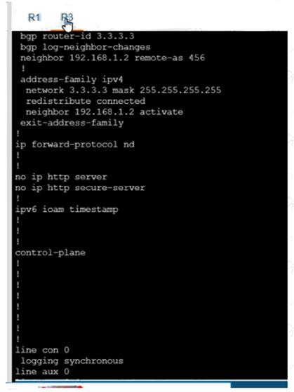 350-401 dumps exhibit