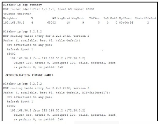 350-401 dumps exhibit