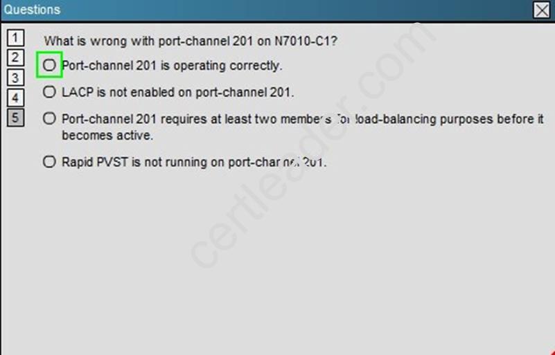 640-911 dumps exhibit