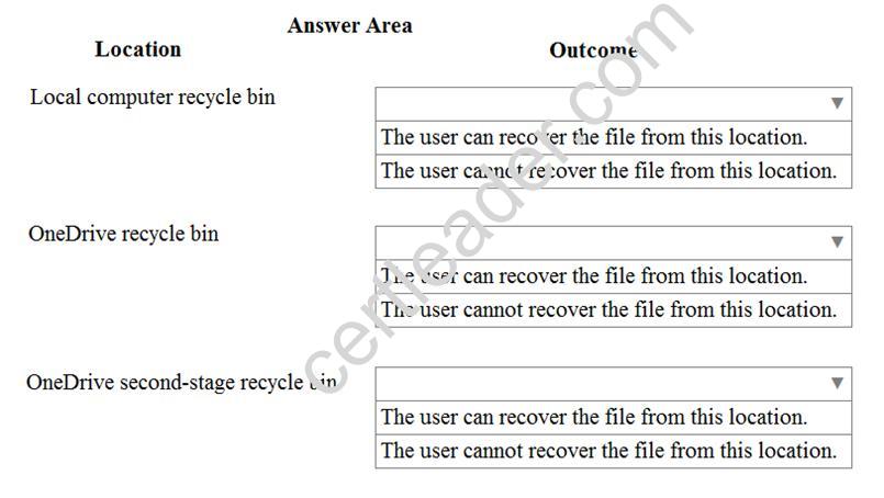 70-398 dumps exhibit