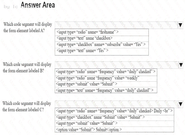 98-383 dumps exhibit