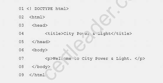 98-383 dumps exhibit